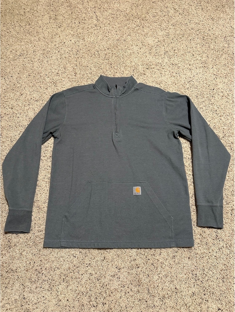 Carhartt Men's Relaxed Fit Half-Zip Pullover Sweatshirt Large